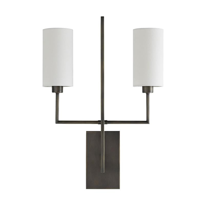 Qvistuvyj Moderne Minimaliste Métal Tissu Applique Murale
