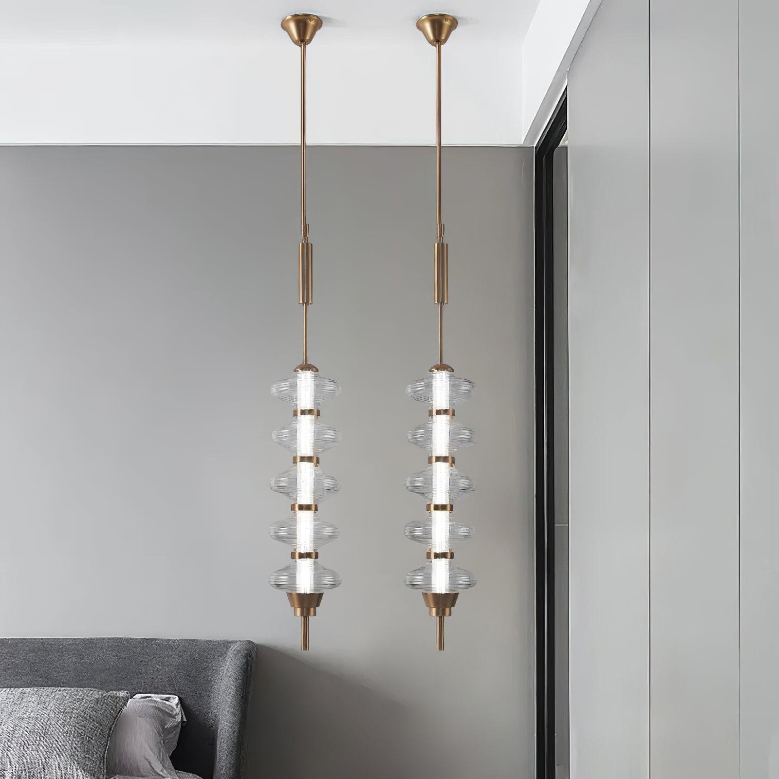Vesperare Suspension en verre élégante
