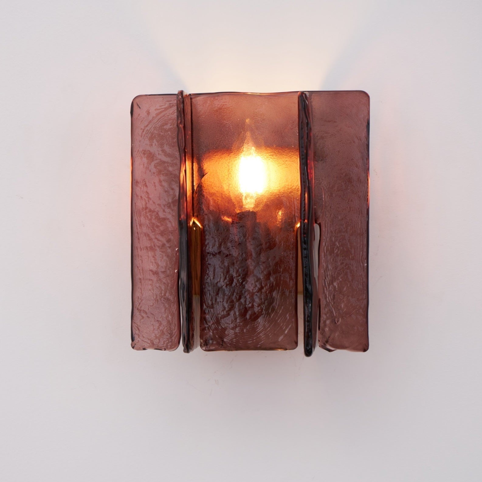 Solanic Lampe Murale Artistique en Verre Élégante