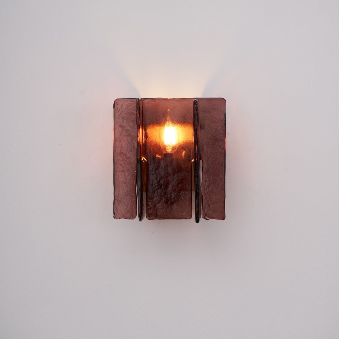 Solanic Lampe Murale Artistique en Verre Élégante
