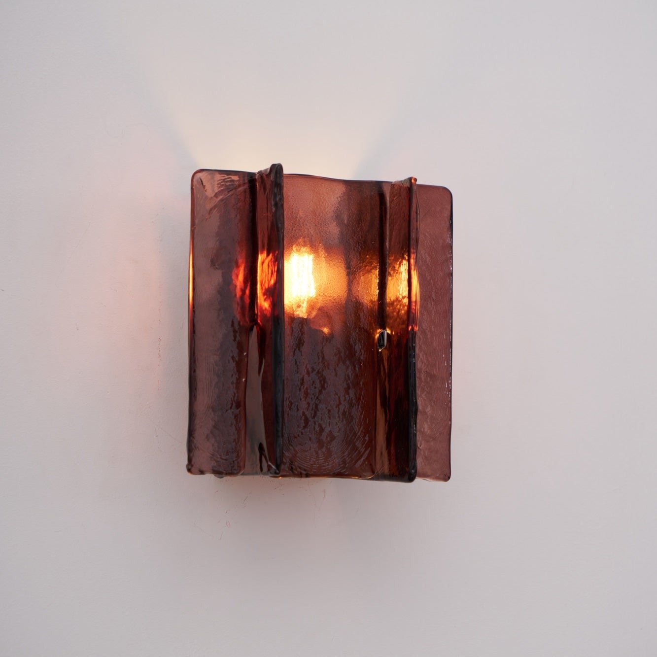 Solanic Lampe Murale Artistique en Verre Élégante