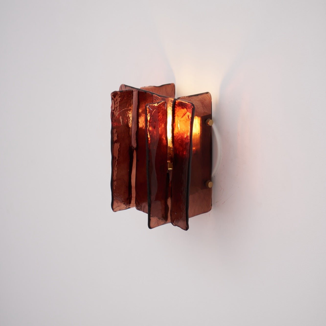 Solanic Lampe Murale Artistique en Verre Élégante