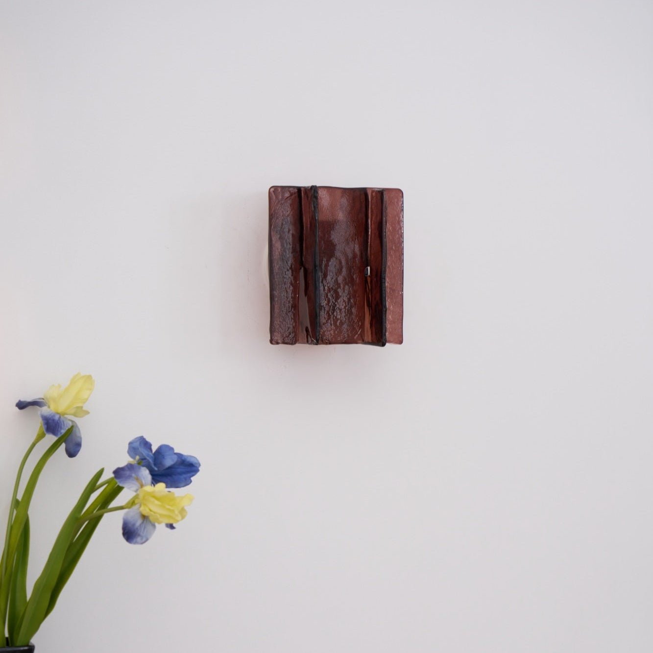 Lustra Wall Light Brass Glass Clear