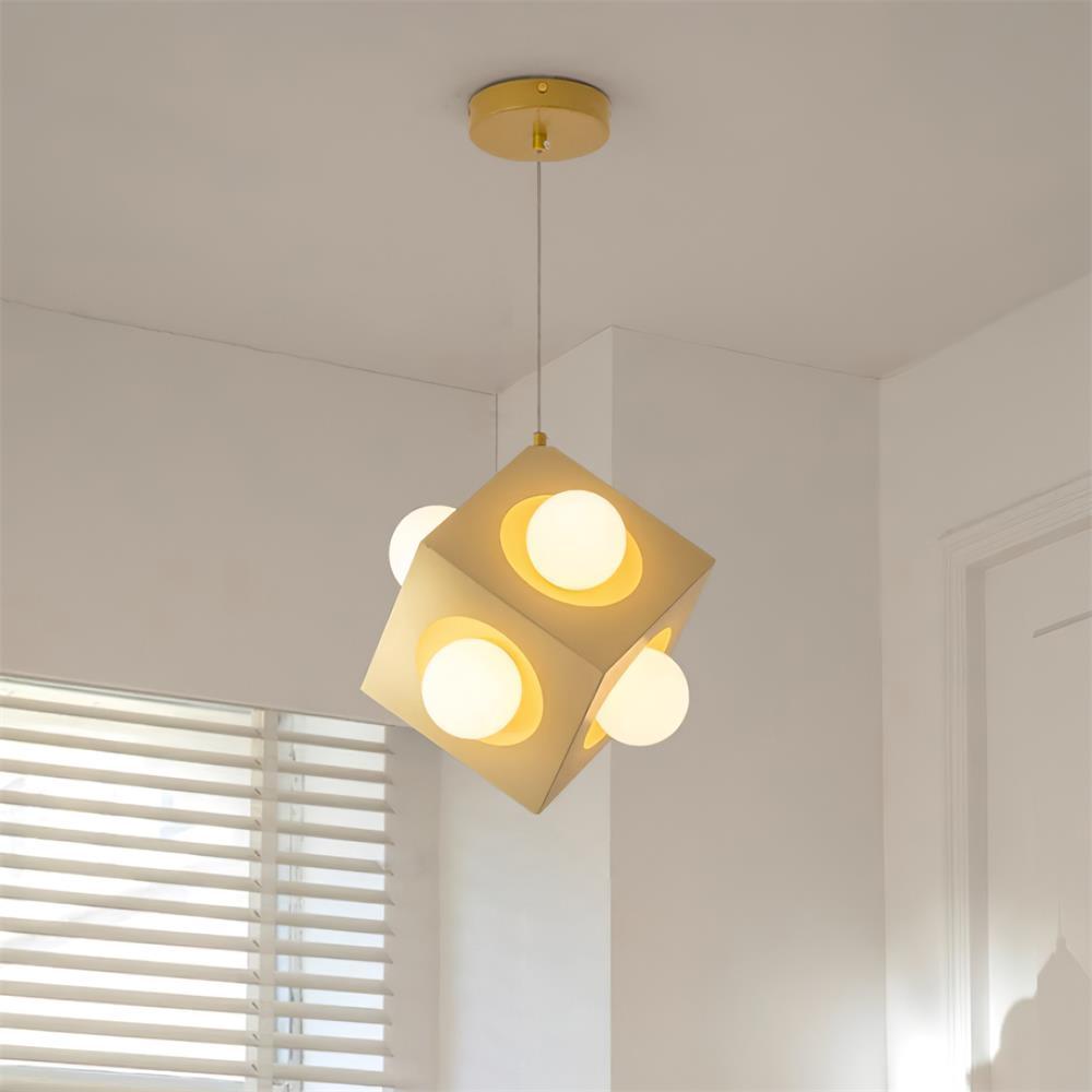 Block Lampe Suspendue Cubique Minimaliste