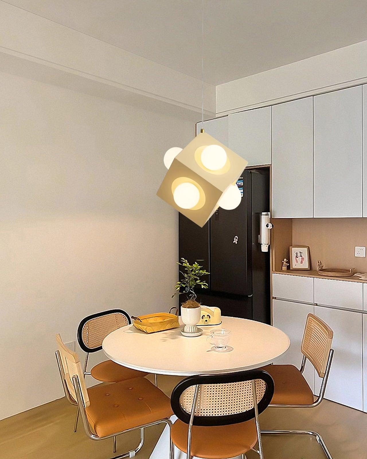 Block Lampe Suspendue Cubique Minimaliste
