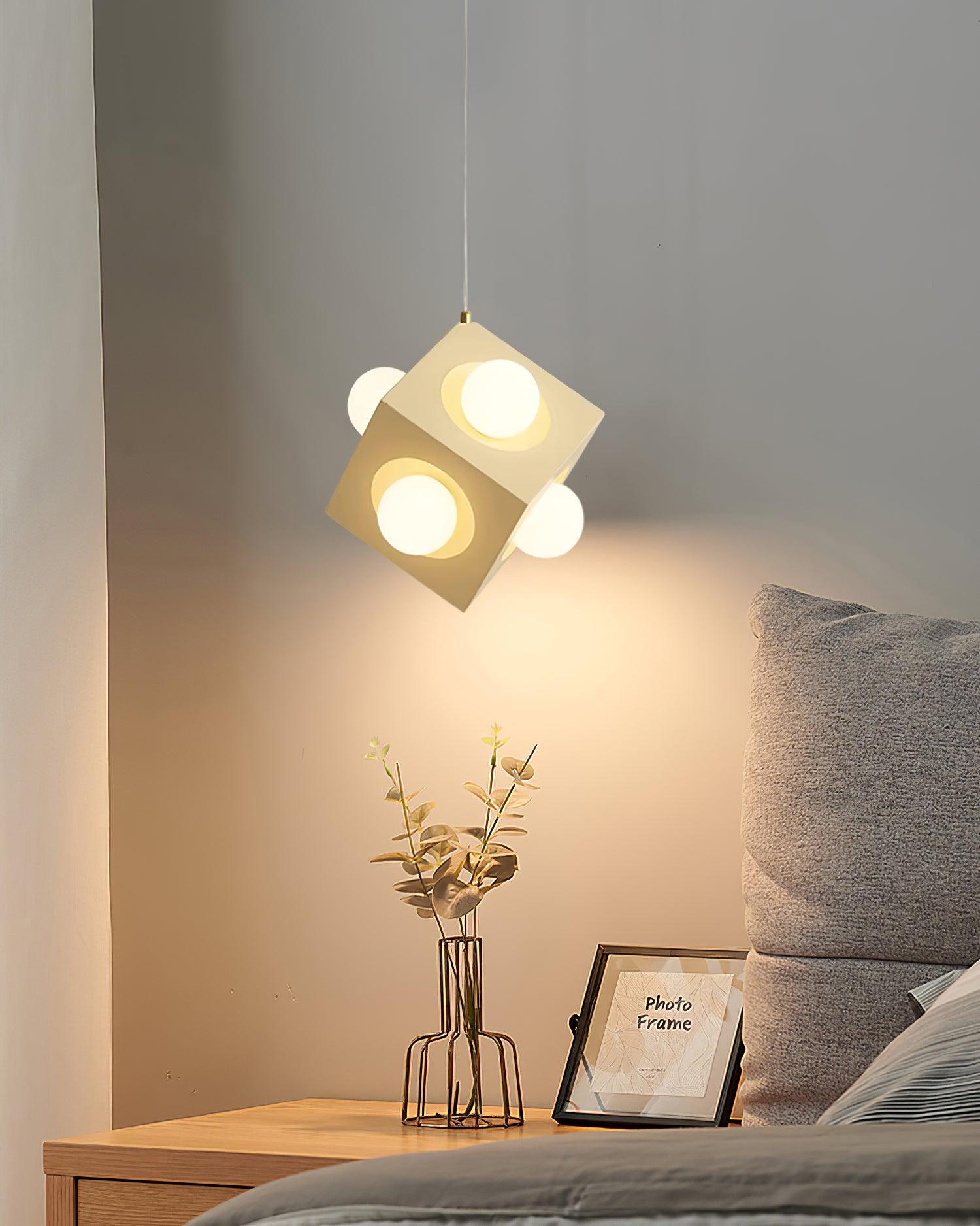 Block Lampe Suspendue Cubique Minimaliste
