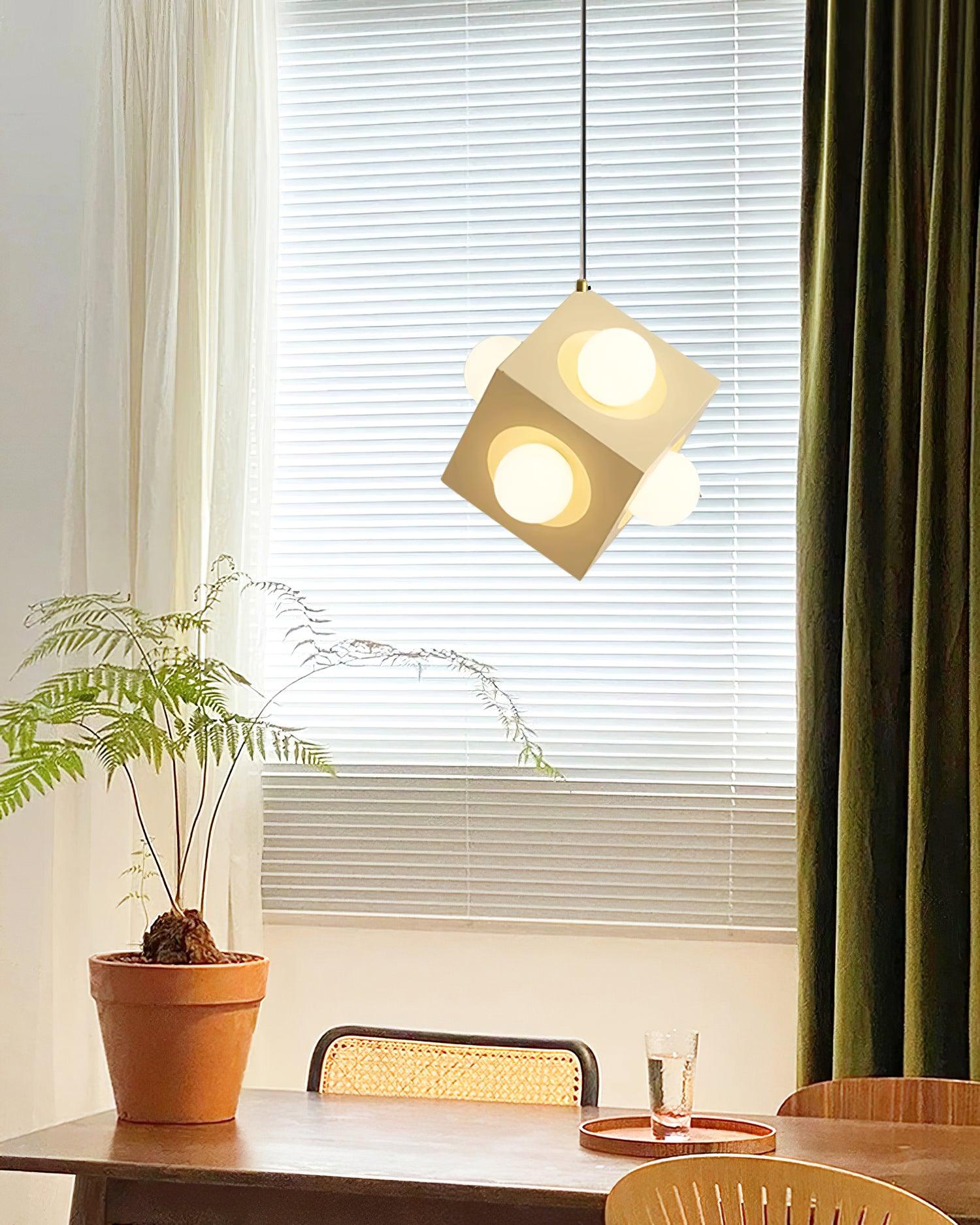 Block Lampe Suspendue Cubique Minimaliste
