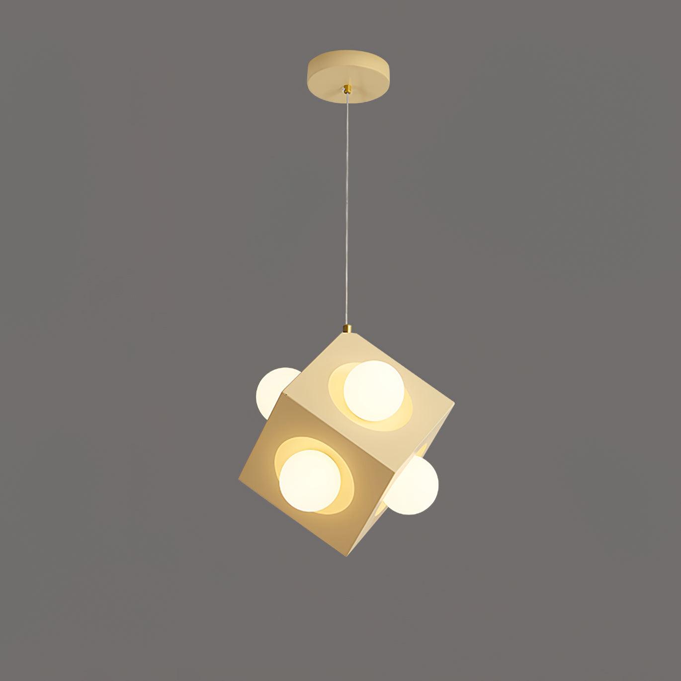 Block Lampe Suspendue Cubique Minimaliste