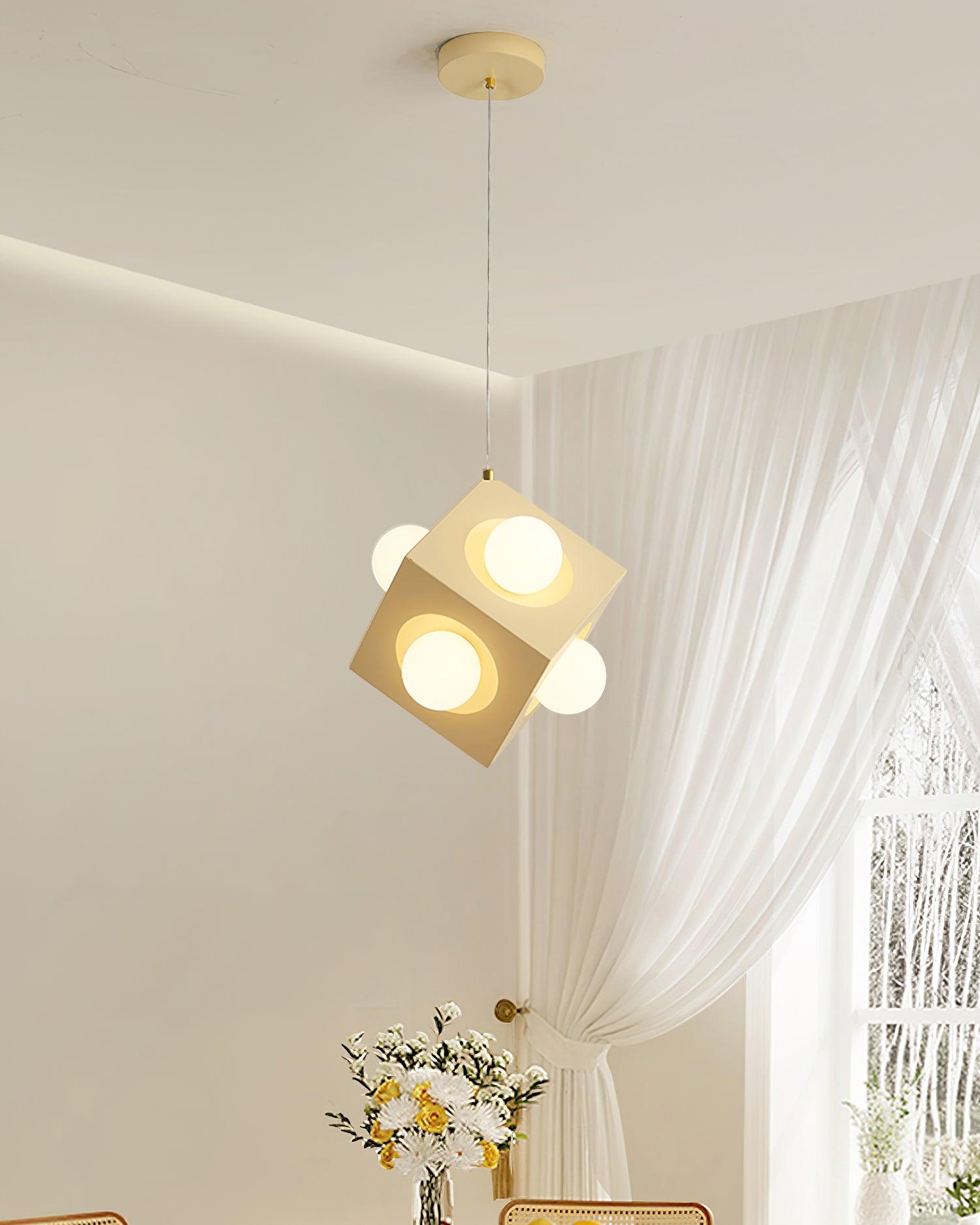 Block Lampe Suspendue Cubique Minimaliste
