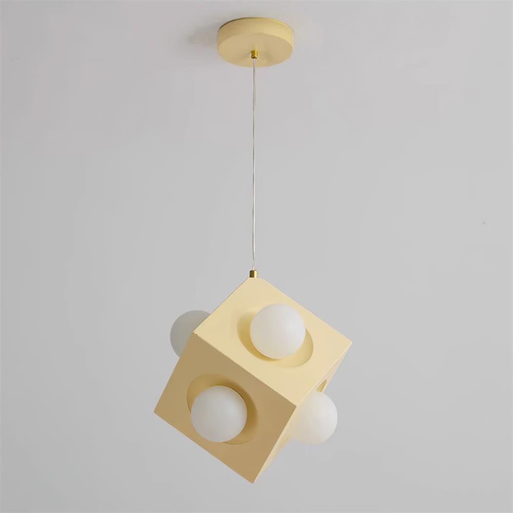 Block Lampe Suspendue Cubique Minimaliste