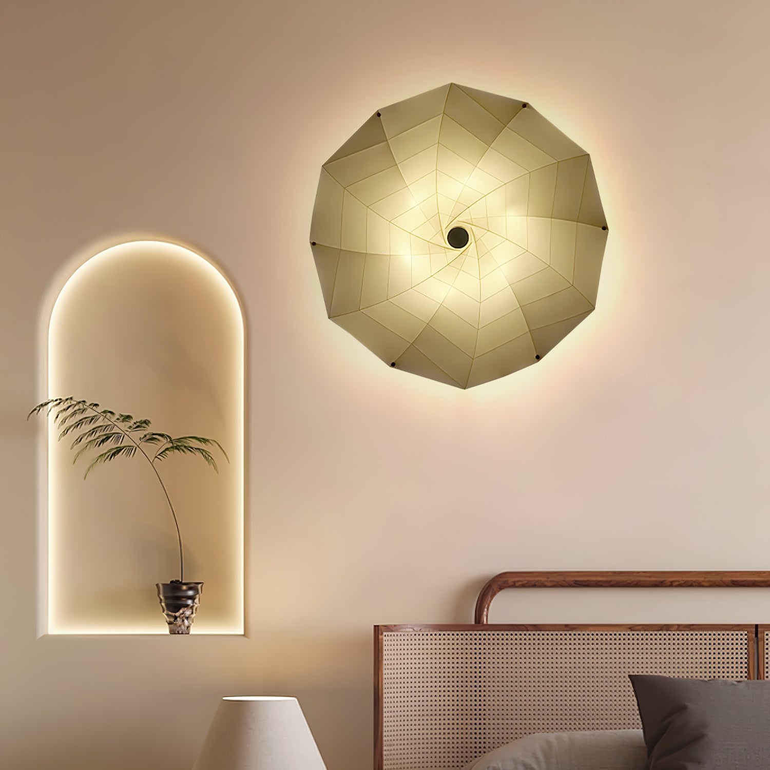 Vadorir Spiral Fabric Pendant Light