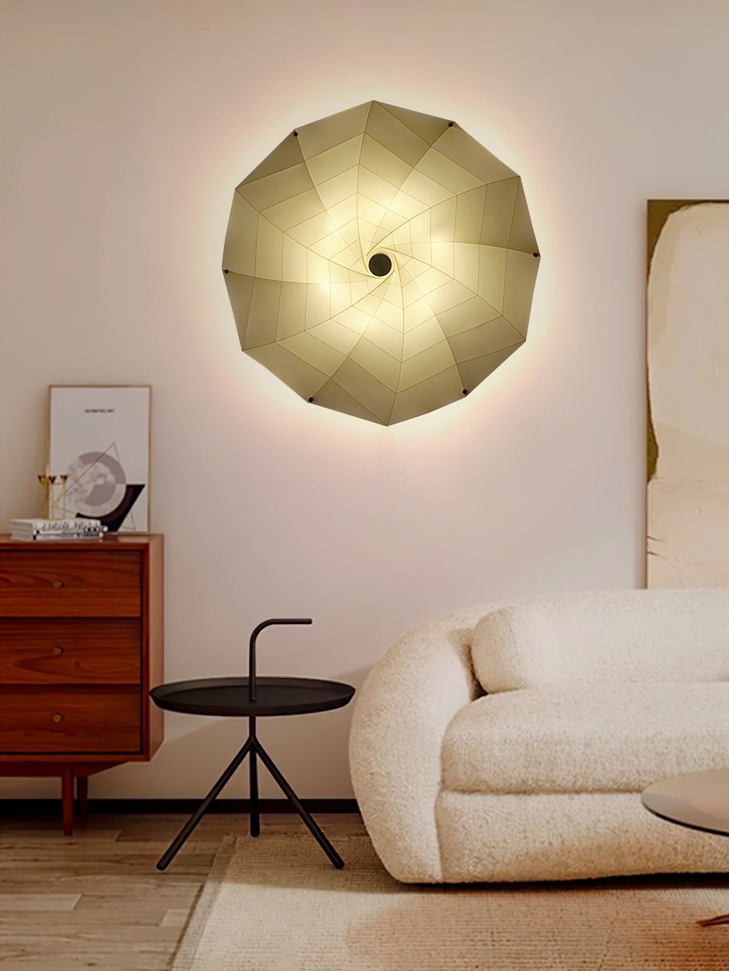 Vadorir Spiral Fabric Pendant Light