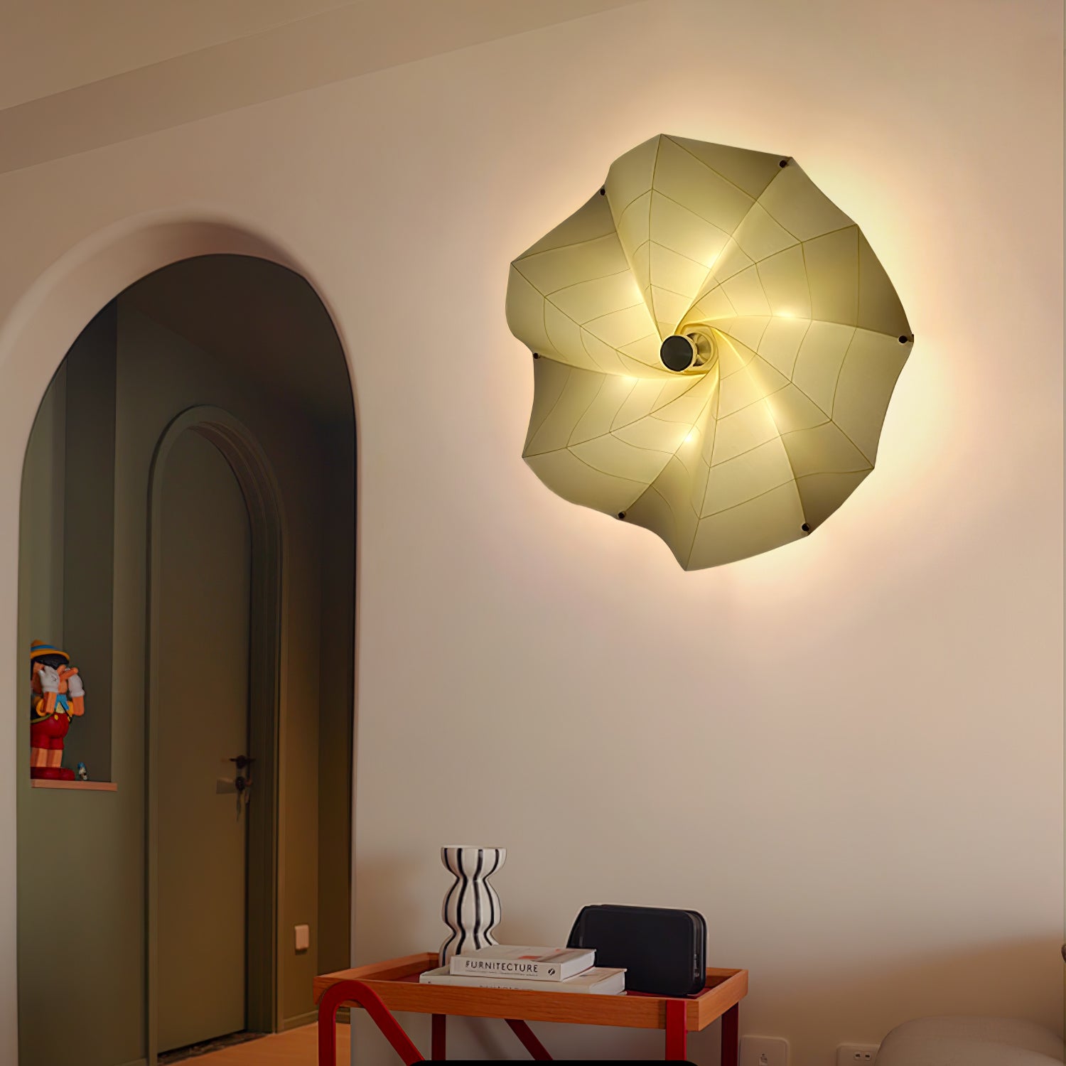Vadorir Spiral Fabric Pendant Light