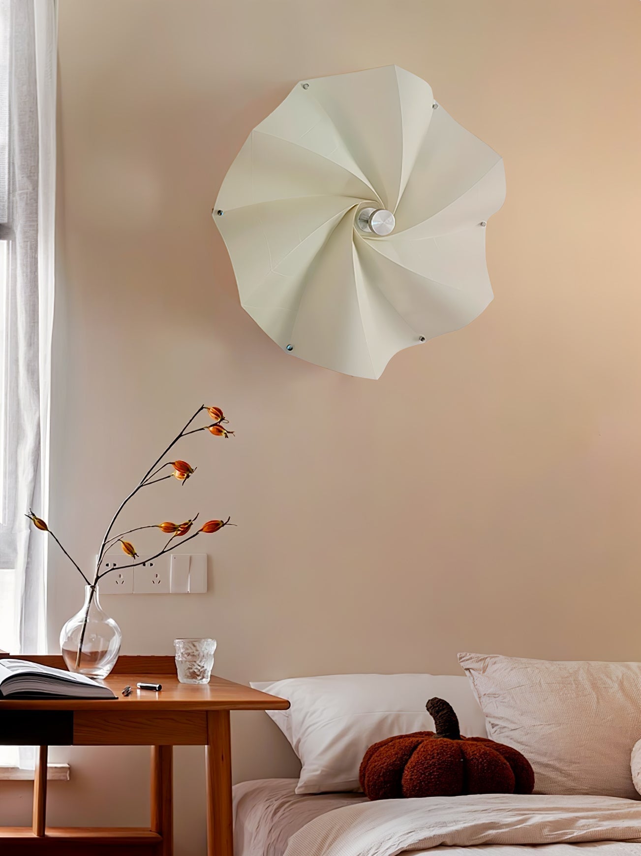 Vadorir Spiral Fabric Pendant Light