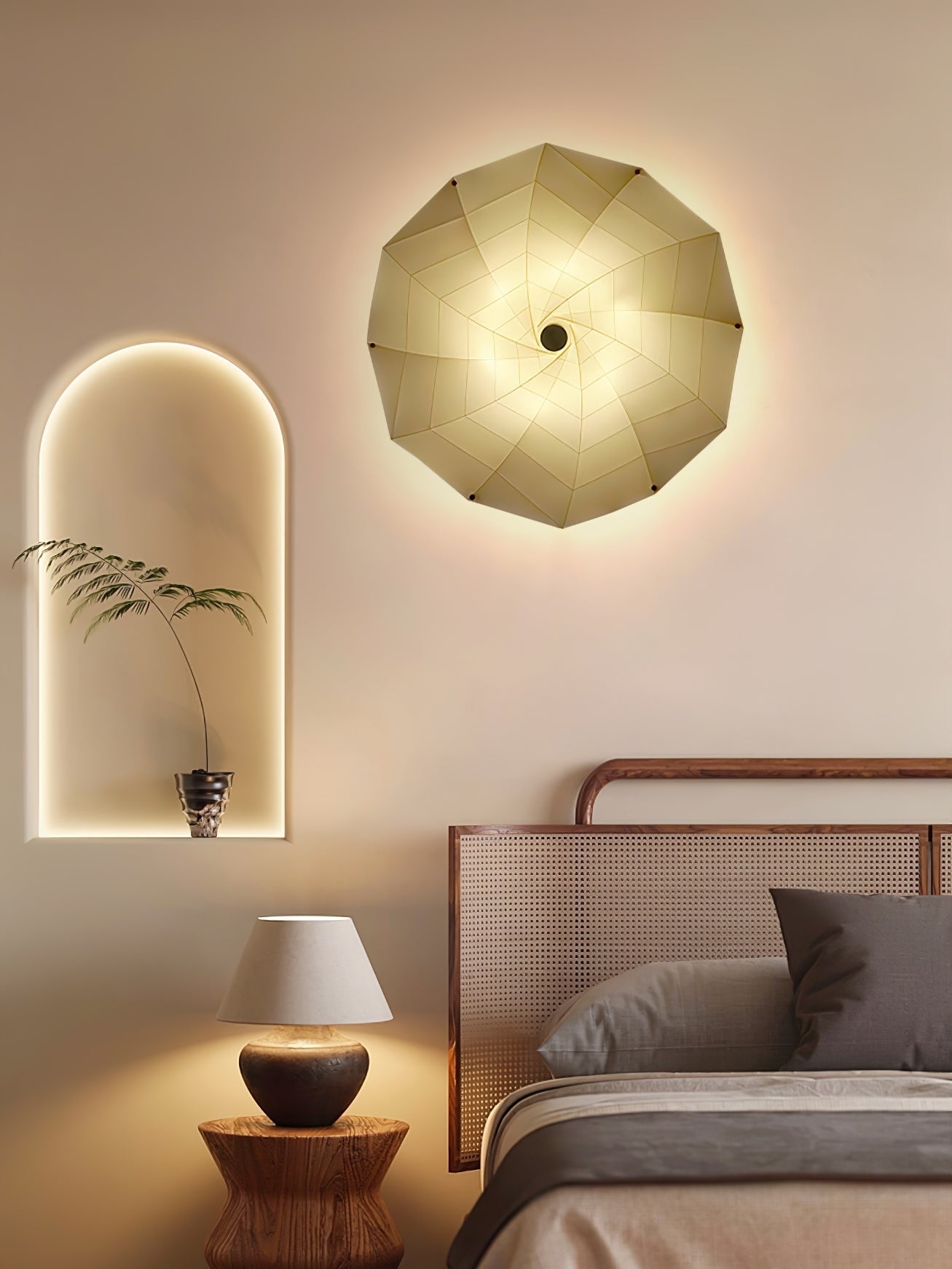 Vadorir Spiral Fabric Pendant Light