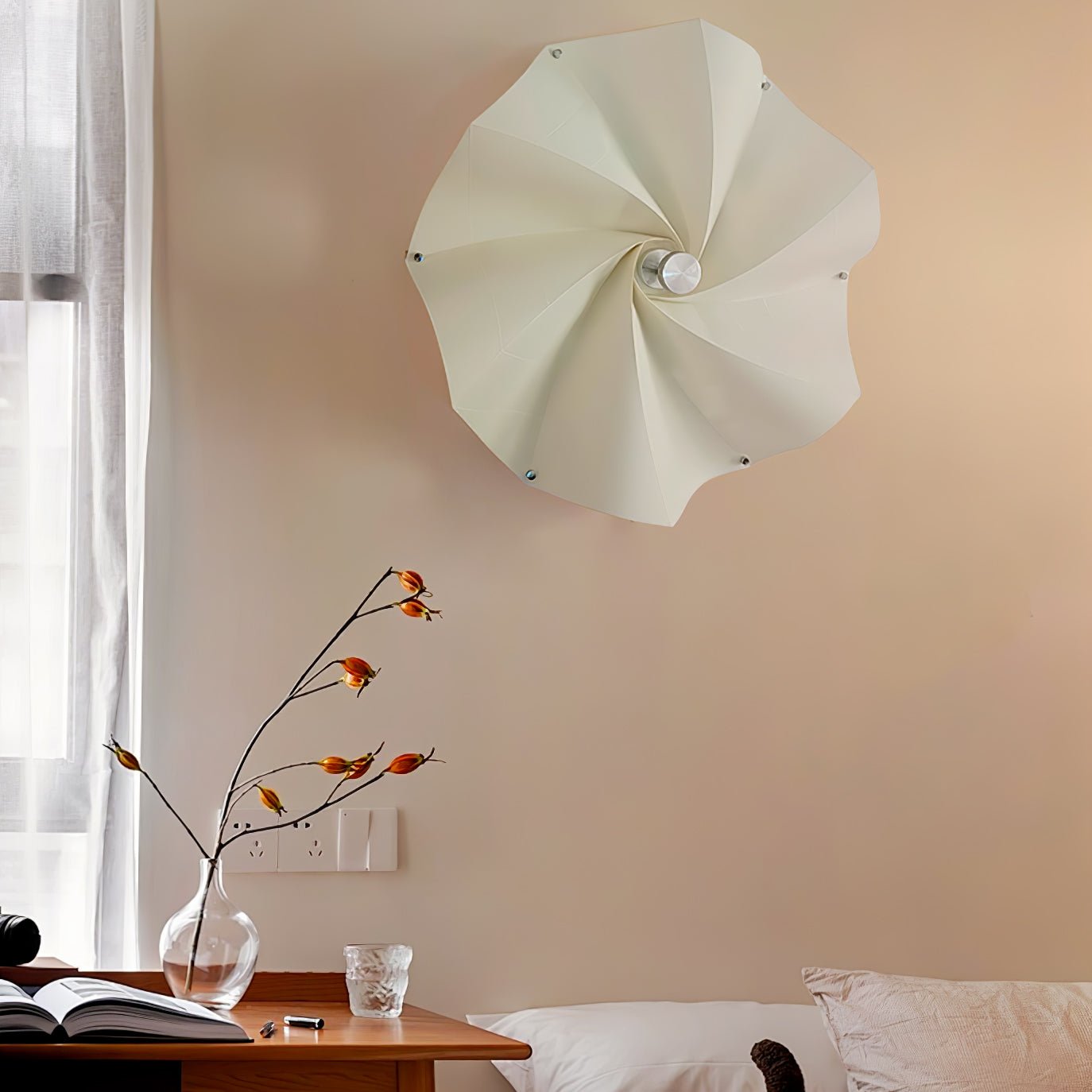 Vadorir Spiral Fabric Pendant Light