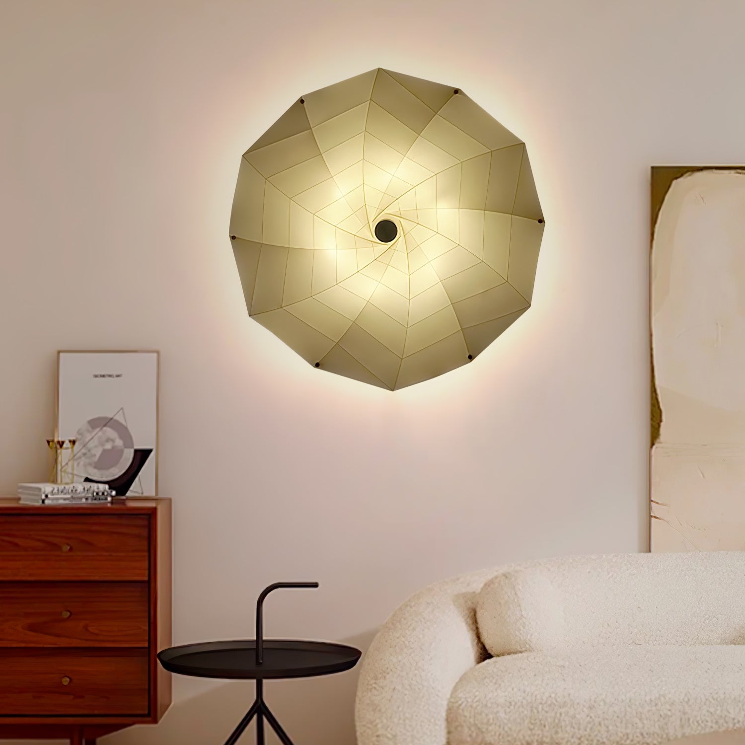 Vadorir Spiral Fabric Pendant Light