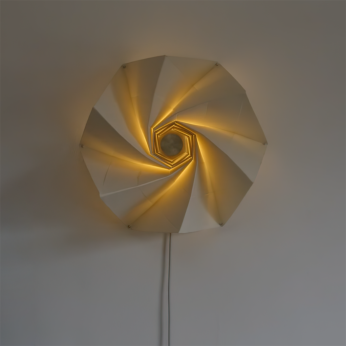 Echo Applique Murale Moderne LED Abat-jour Spiralé