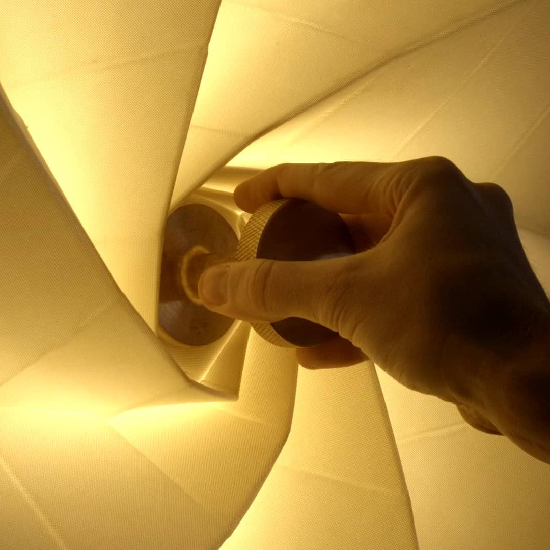 Echo Applique Murale Moderne LED Abat-jour Spiralé