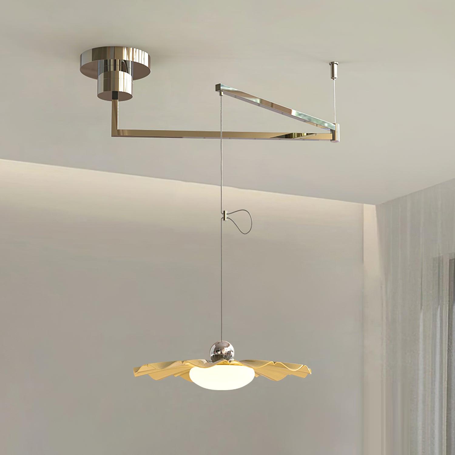 Lustra Suspension Laiton Acrylique Salle à Manger