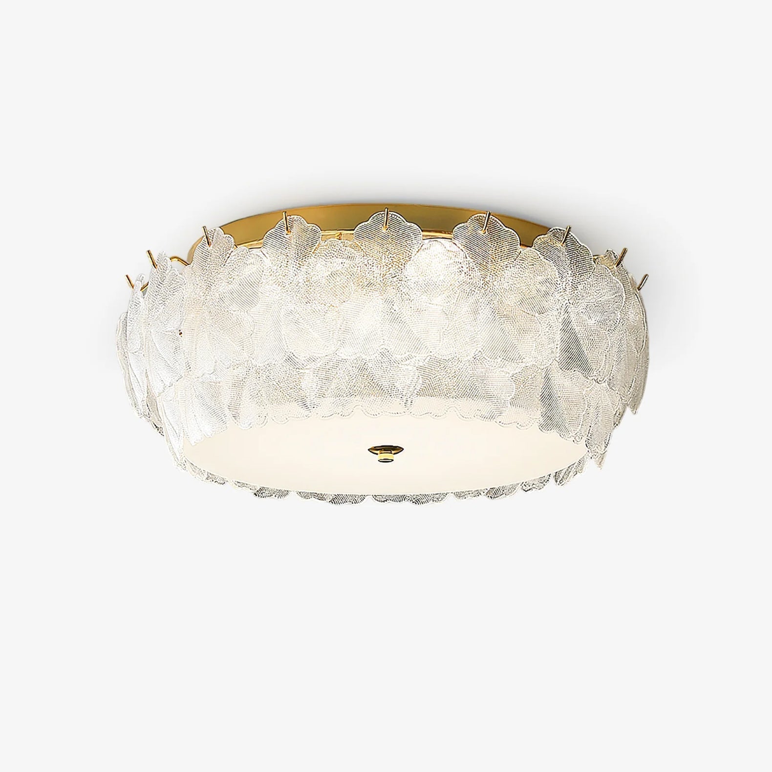 Lydoraris Lampe de Plafond en Verre Cluster de Fleurs