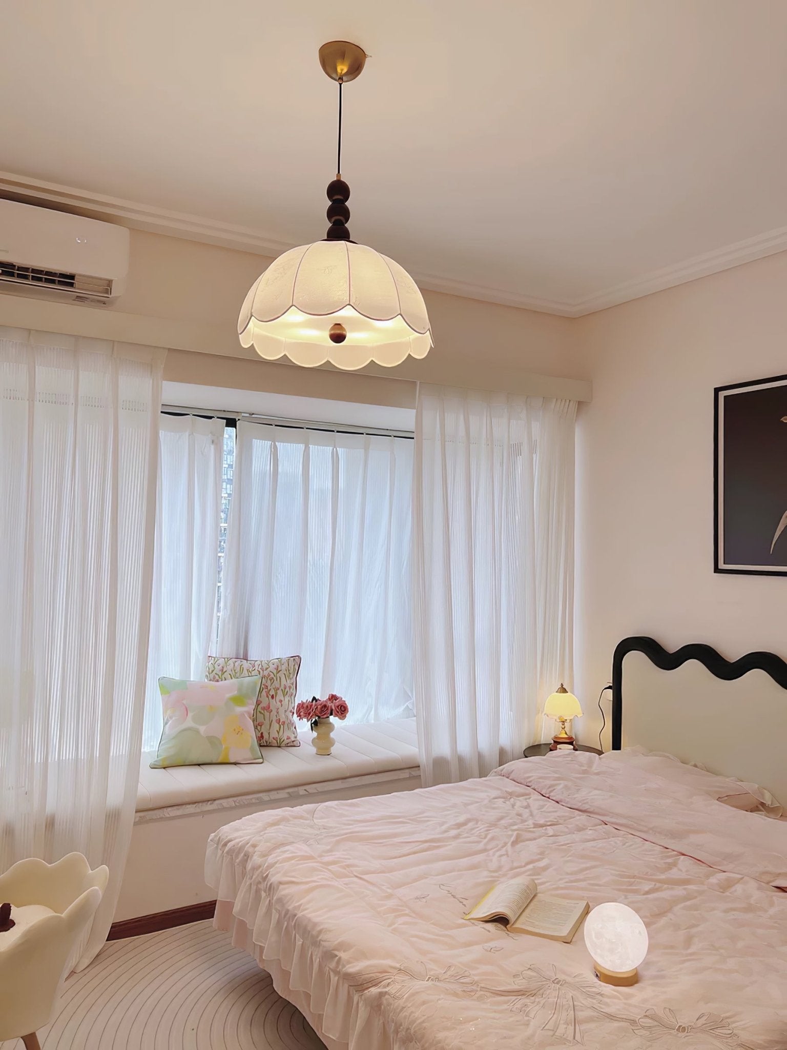 Orla Lampe Suspendue en Tissu Moderne