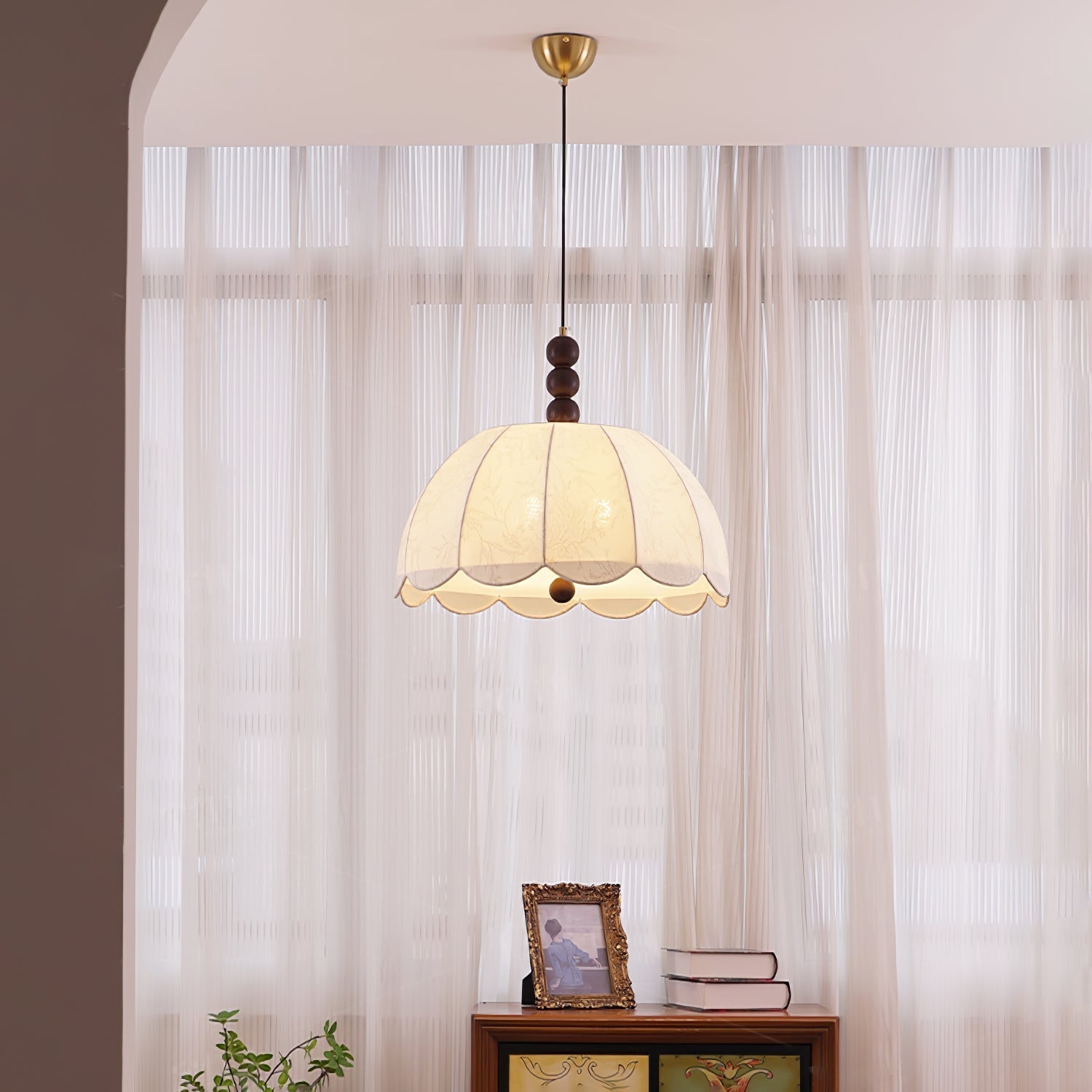 Orla Lampe Suspendue en Tissu Moderne