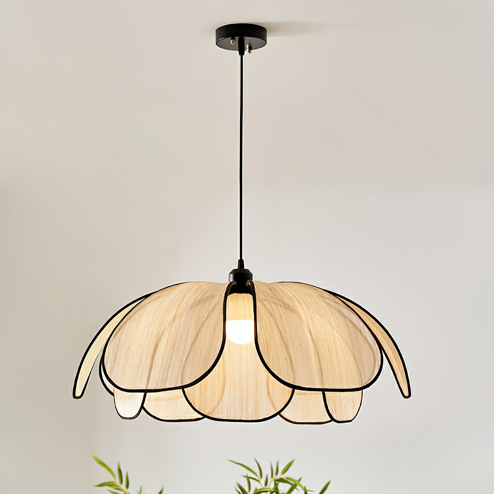 Elthaus Suspension Feuille Fiber Fleur