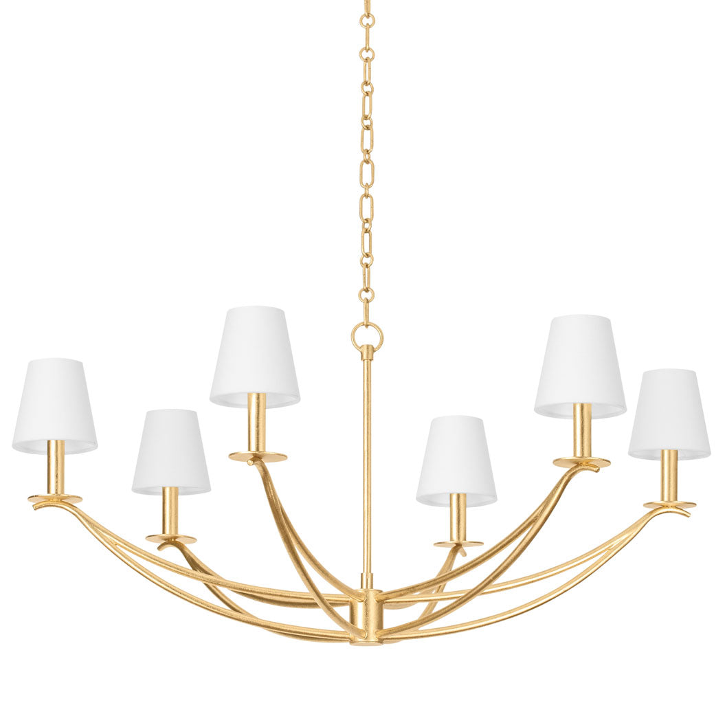 Ulfuvyd Moderne Minimaliste Tissu Métal Lustre