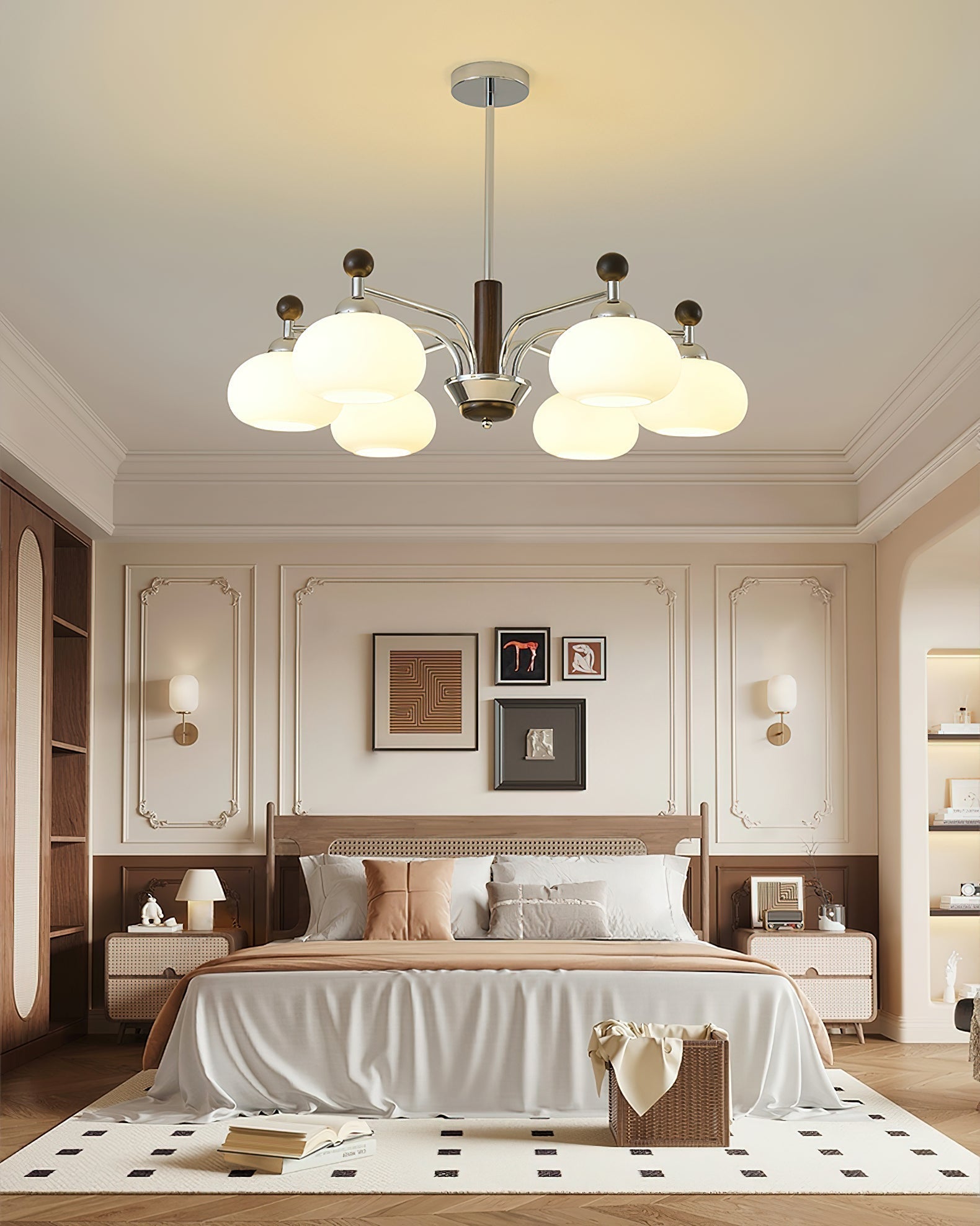 Aurora Lustre multi-bras moderne