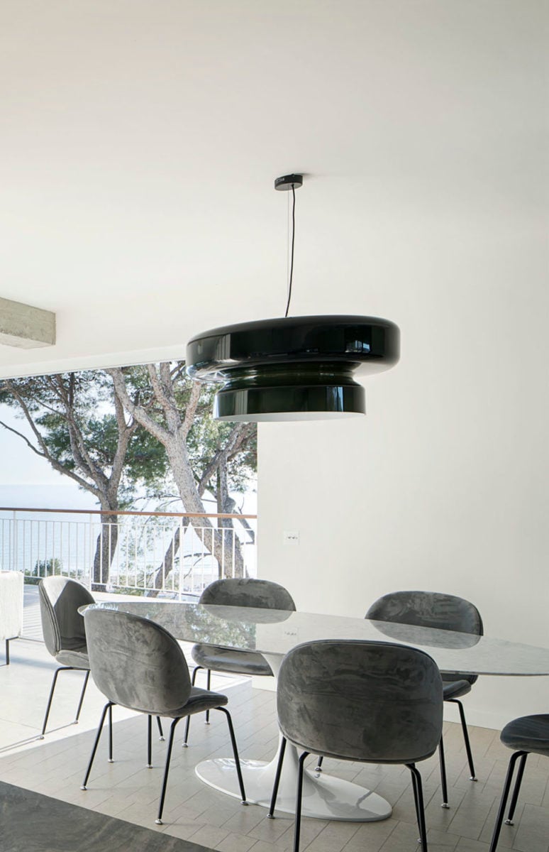 Zerithce Suspension Moderne Minimaliste en Verre