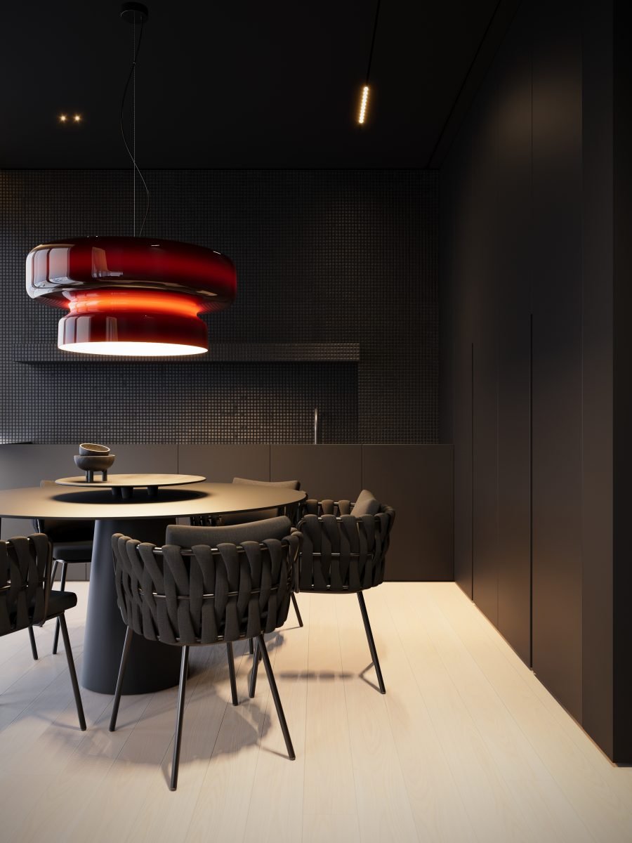 Zerithce Suspension Moderne Minimaliste en Verre