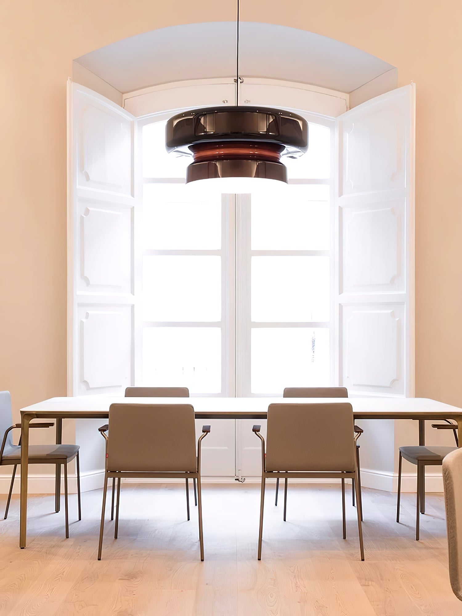 Zerithce Suspension Moderne Minimaliste en Verre