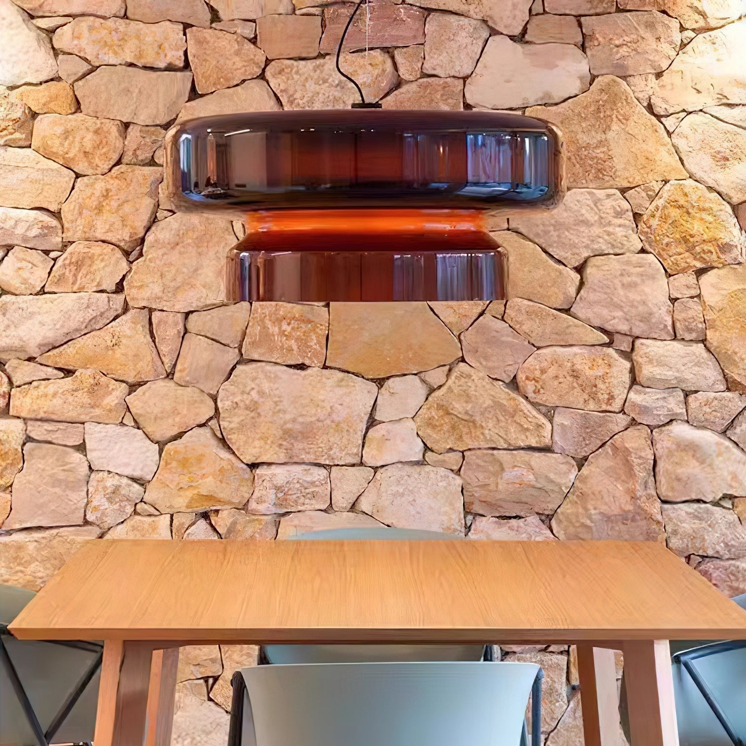 Zerithce Suspension Moderne Minimaliste en Verre