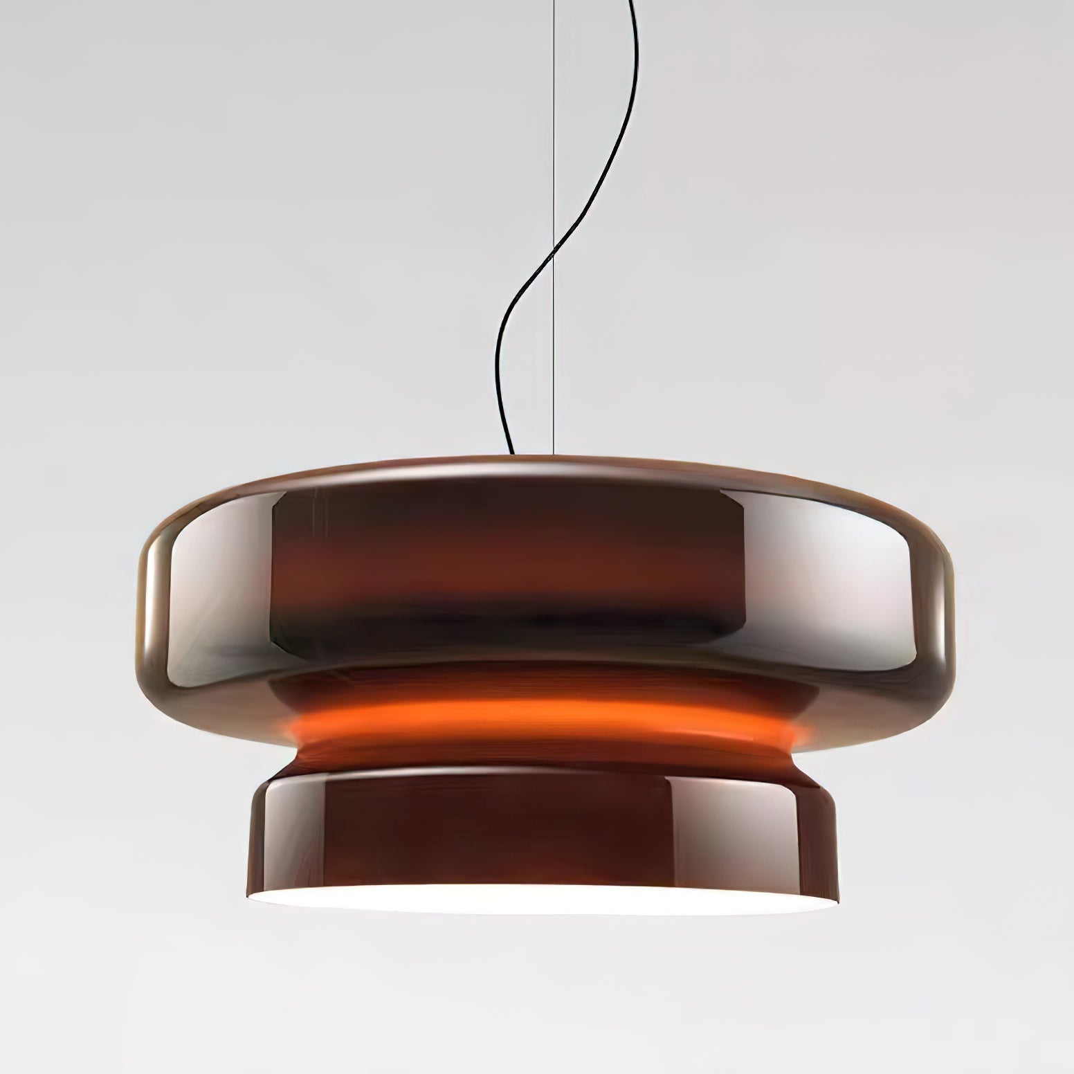 Zerithce Suspension Moderne Minimaliste en Verre