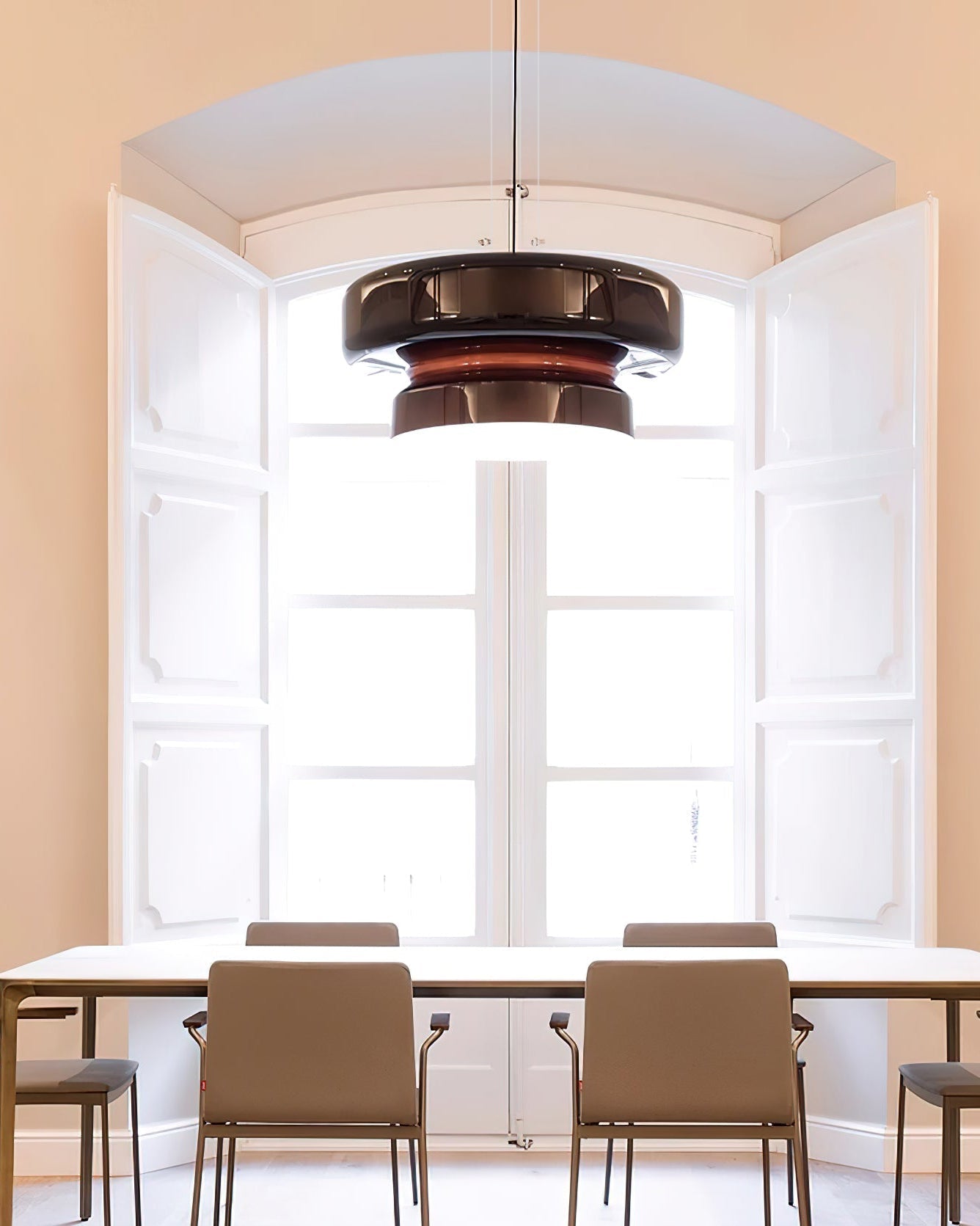 Xenuvyj Moderne Minimaliste Métal Verre Suspension