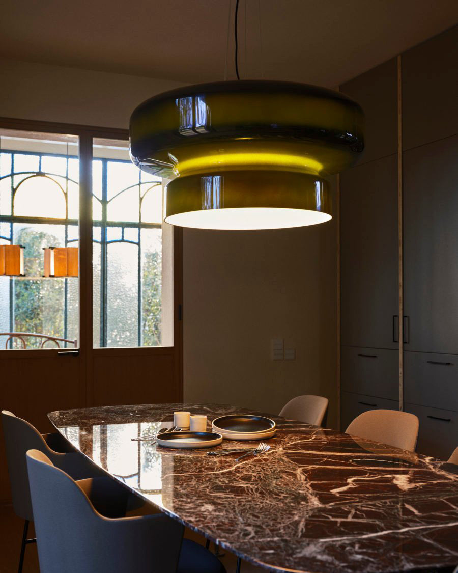 Xenuvyj Moderne Minimaliste Métal Verre Suspension