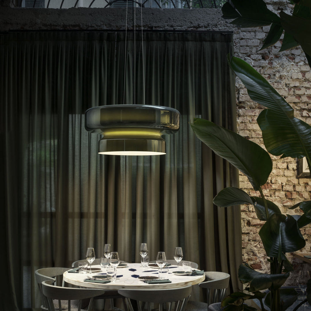 Xenuvyj Moderne Minimaliste Métal Verre Suspension