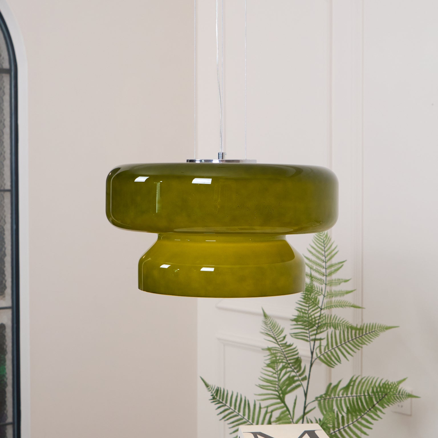 Xenuvyj Moderne Minimaliste Métal Verre Suspension