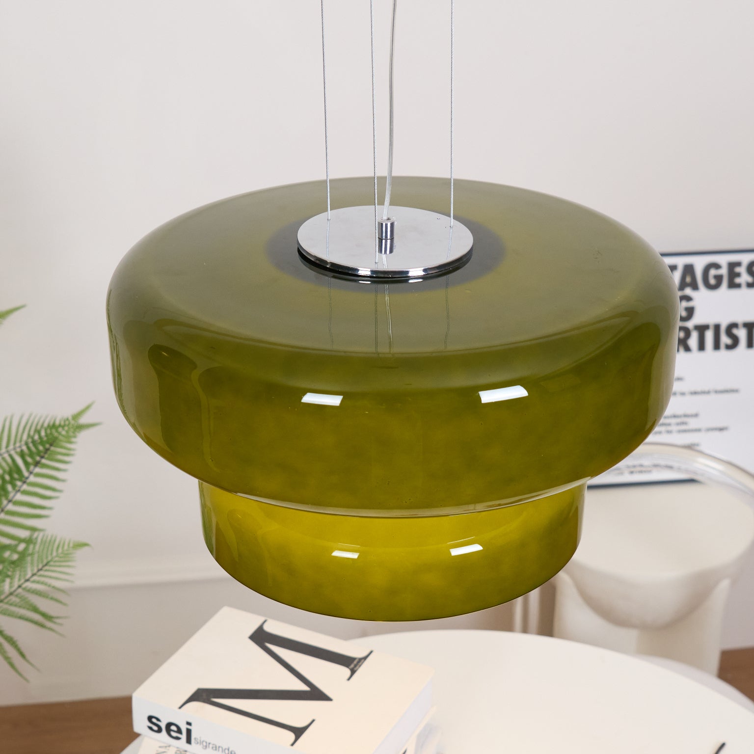 Xenuvyj Moderne Minimaliste Métal Verre Suspension