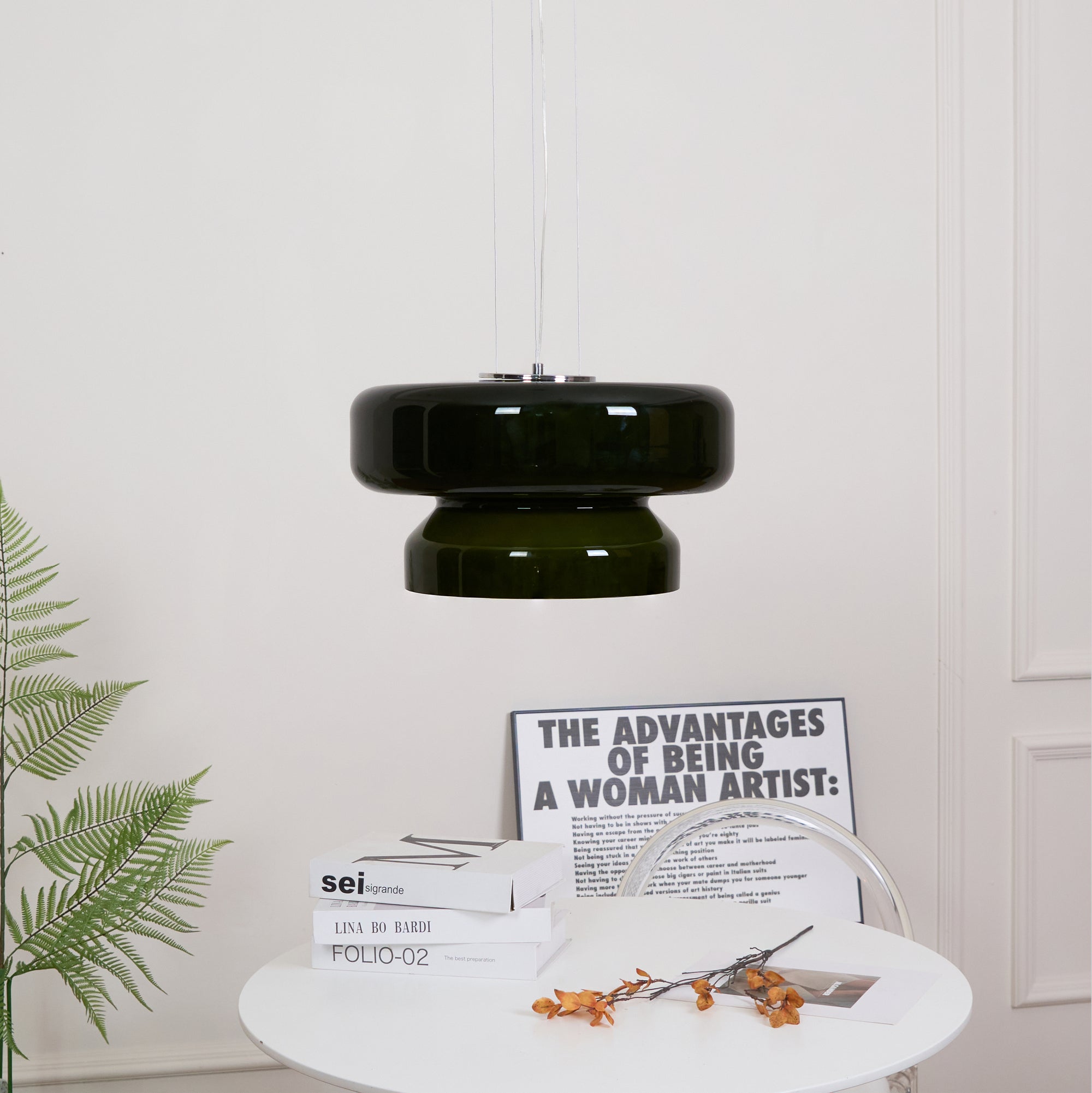 Xenuvyj Moderne Minimaliste Métal Verre Suspension