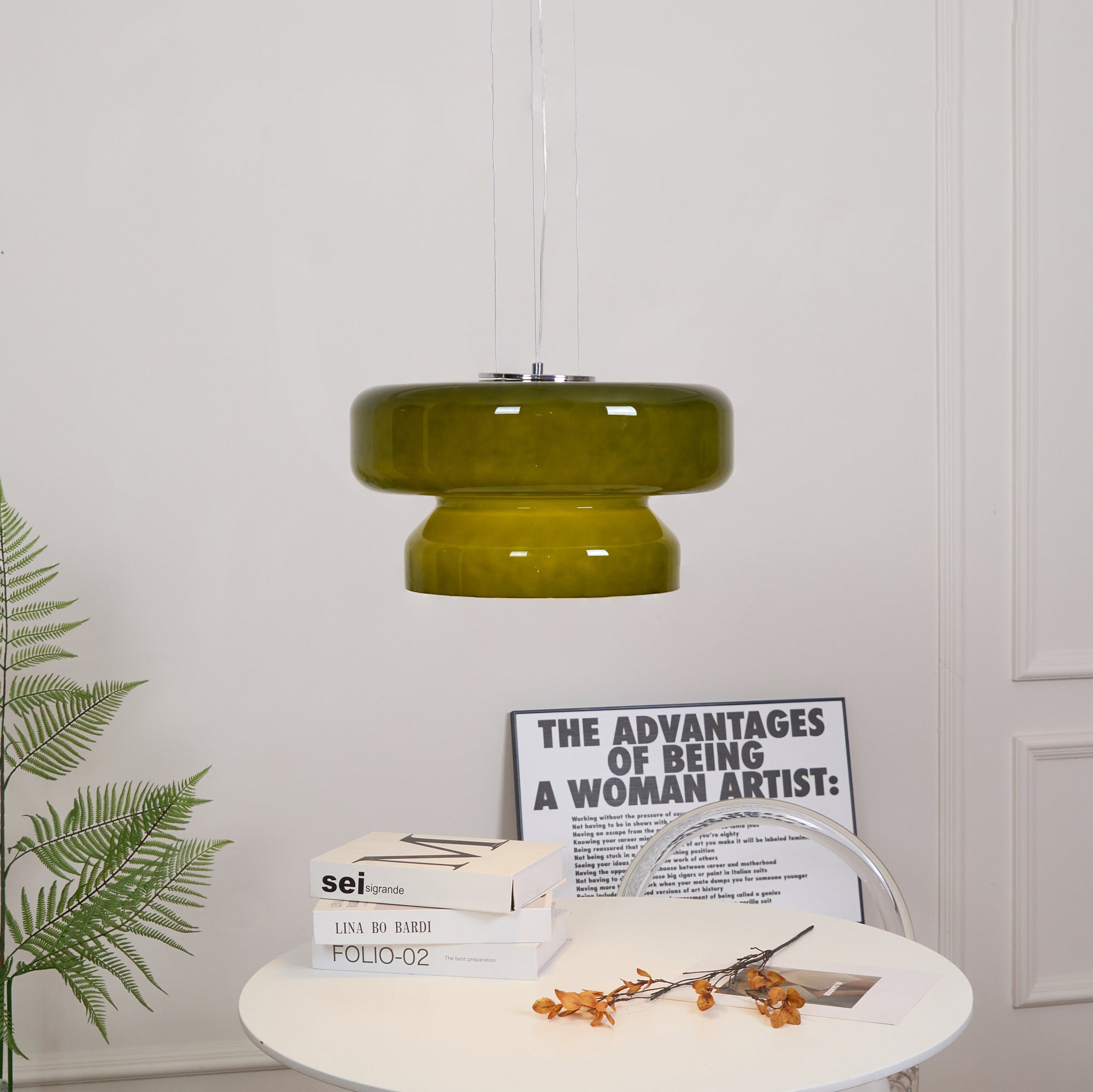 Xenuvyj Moderne Minimaliste Métal Verre Suspension