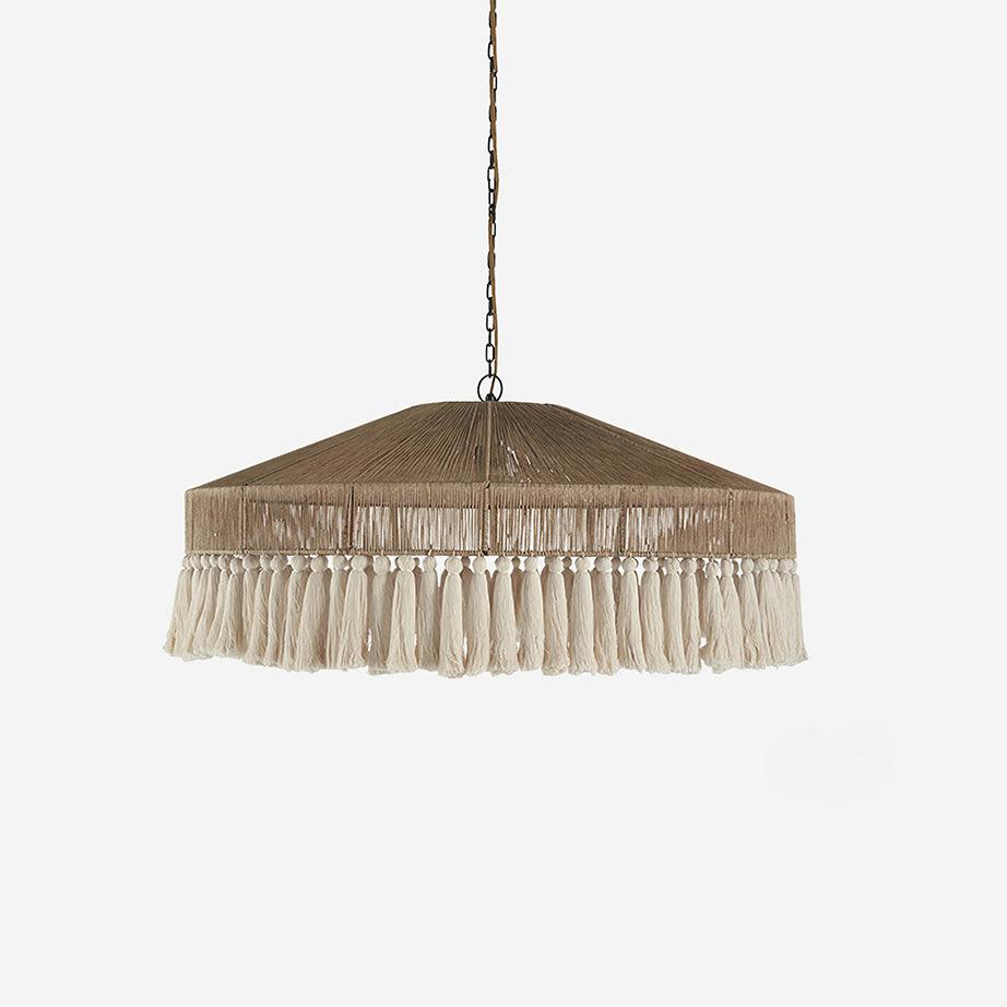Duvia Lustra Lustre Bohème à Franges Élégant