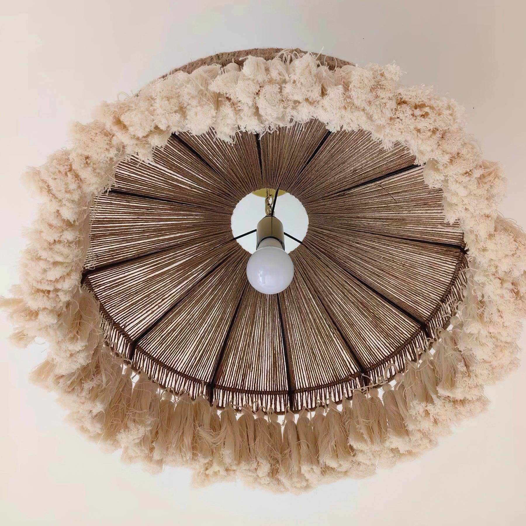 Duvia Lustra Lustre Bohème à Franges Élégant