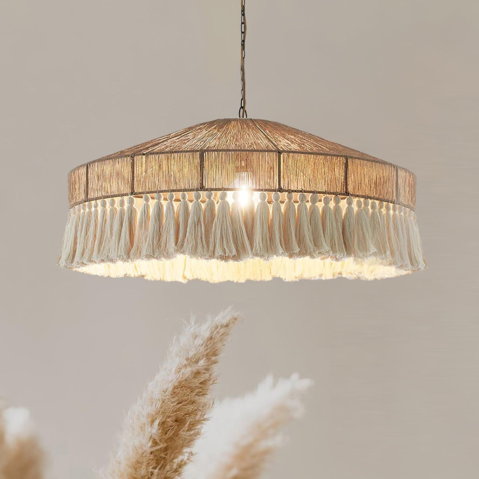 Vorenth Chanvre Corde Suspension Lumière