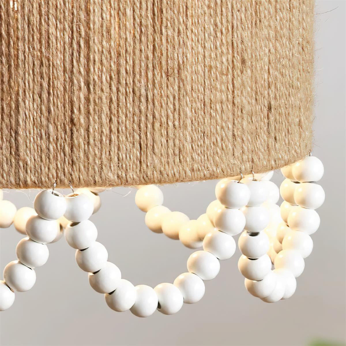 Boho Dona Suspension Naturel Frange Organique