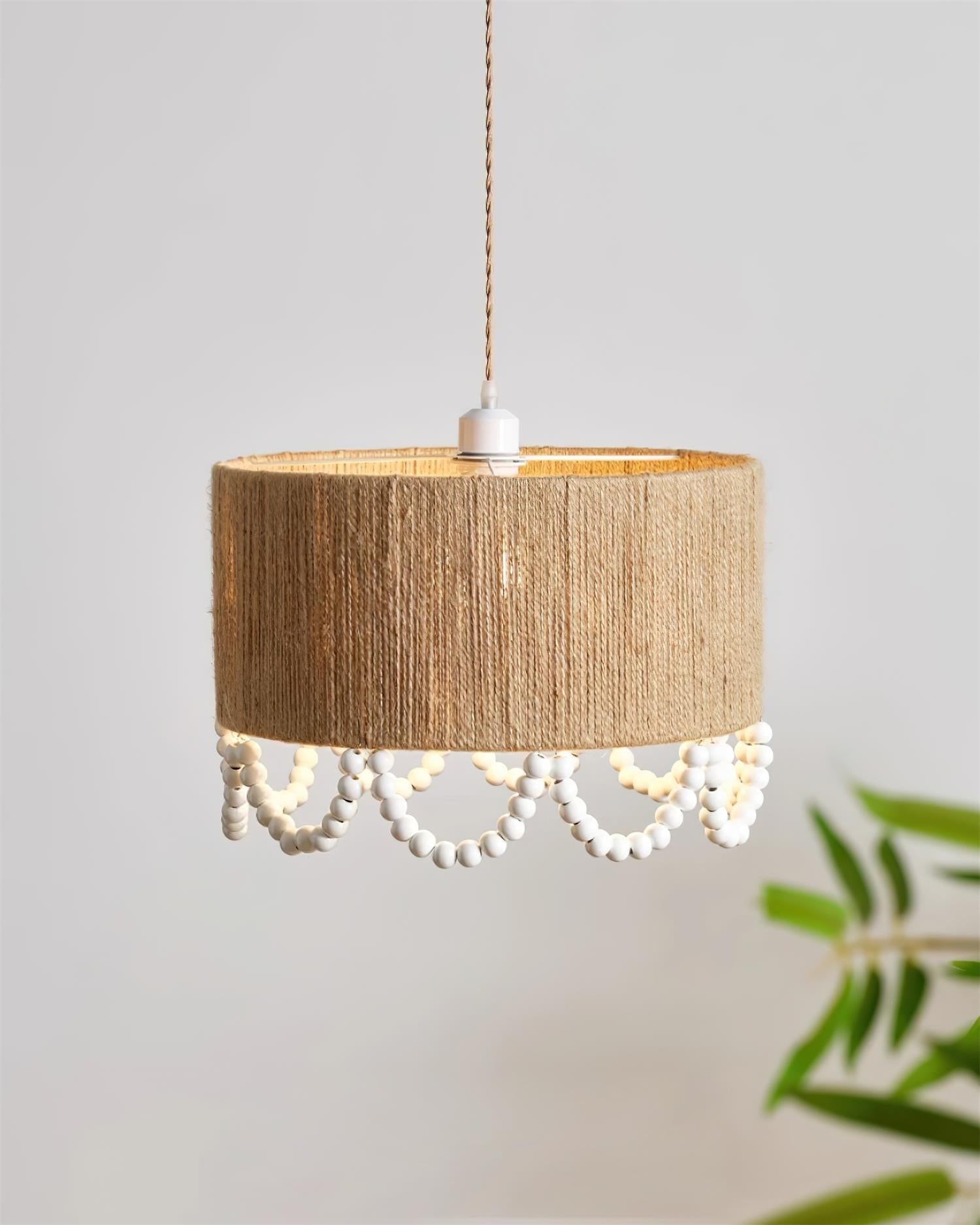 Boho Dona Suspension Naturel Frange Organique