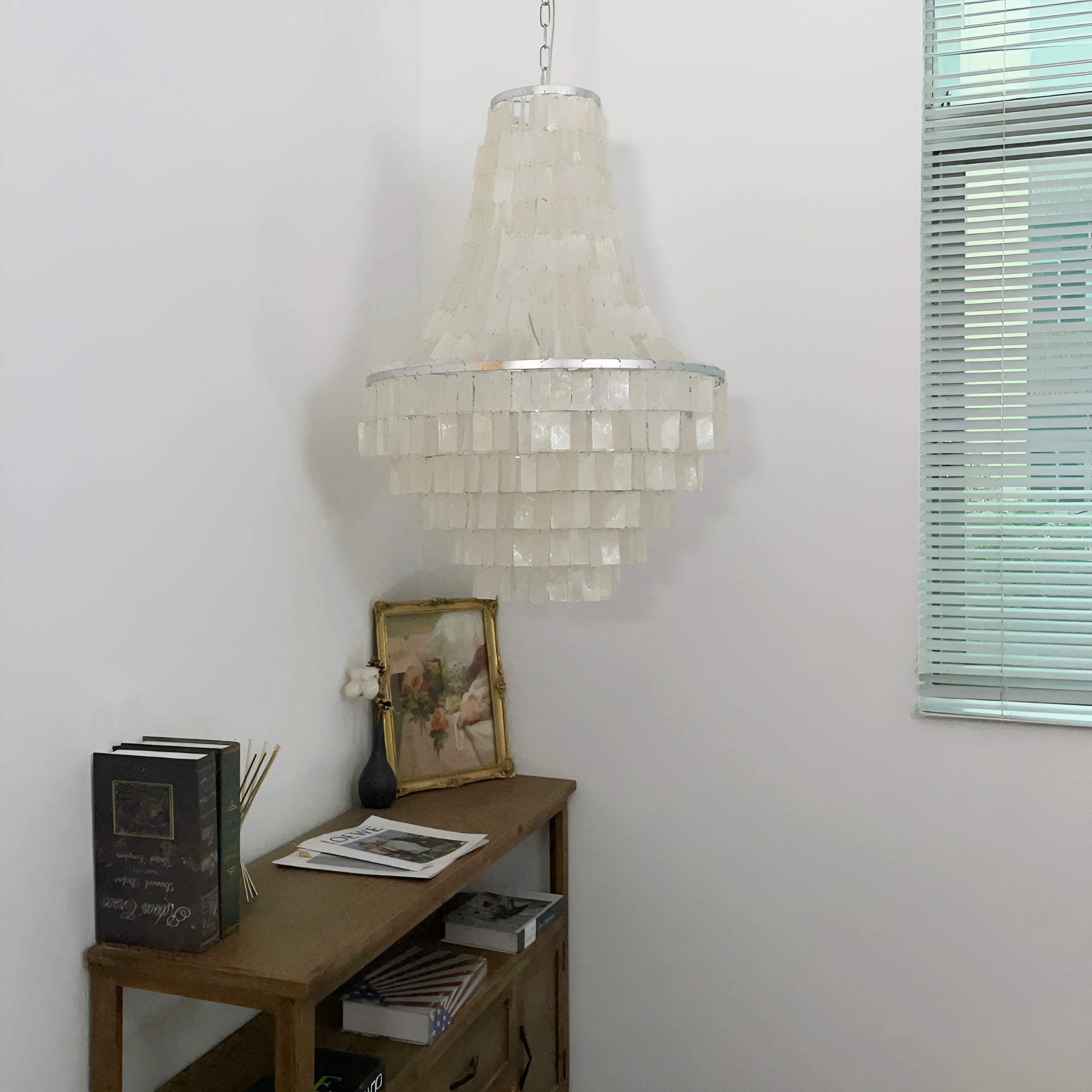 Aurora Lustre Boho Shell Tiered