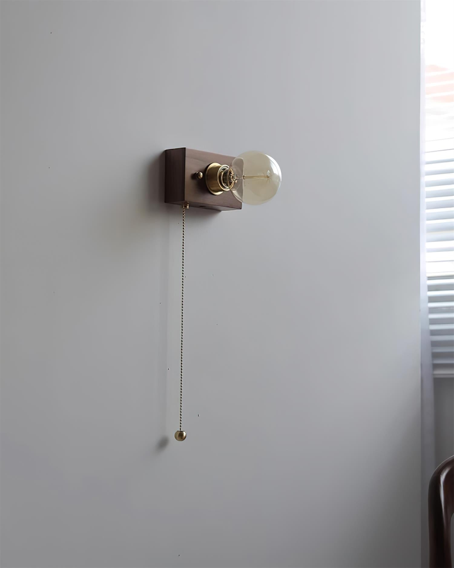 Bois Applique Murale Style Edison