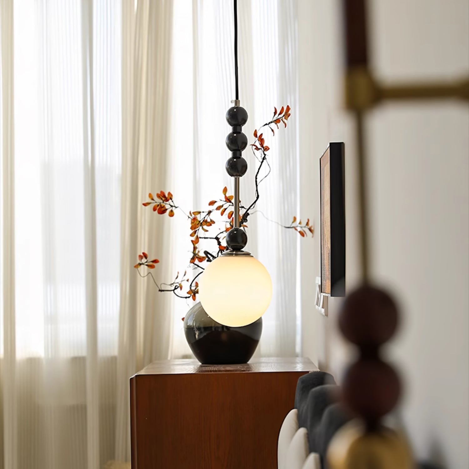 Aeris Suspension Minimaliste en Bois